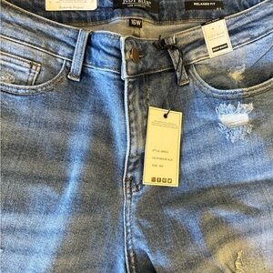 Judy Blue Medium Blue Distressed Denim